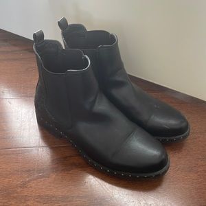 Black Studded Booties